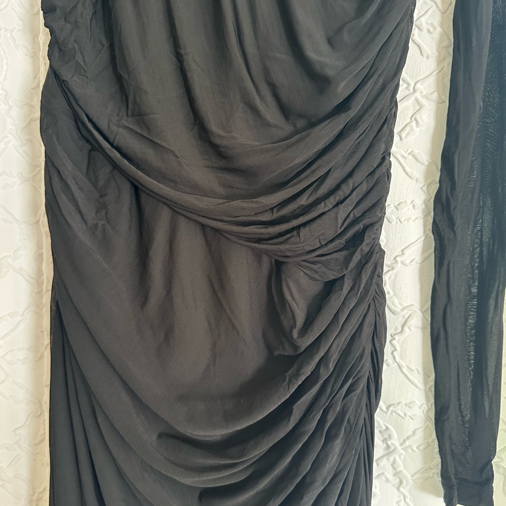Zimmermann Charcoal Gathered Dress - Picture 9 of 10